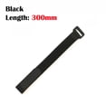 thumbnail image 1 of Cable Ties Reusable Self Adhesive Width 20mm Hook Loop Bundle Fastener Nylon Strap Reverse Buckle Line Wire Organizer Black 300mm 80 pieces, 1 of 6