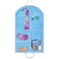 thumbnail image 4 of Kendall Country Dance Garment Bag Costume Organizer for Dancers, Beauty Pageants, Sports, Gymnasts, Figure Skaters, Travel and more - Sky Blue 40 inch Long, 4 of 6