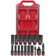 thumbnail image 1 of 49-66-6800 For Milwaukee SHOCKWAVE 3/8” Impact Duty Socket SAE PACKOUT Set - 17 PC, 1 of 4