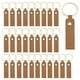 thumbnail image 1 of Uxcell 40 Pcs Llaveros de Cuero PU en Blanco para Grabado Láser Kit de Llaveros con Anillos para Suministros de DIY Regalos (Marrón, 3.7" x 0.7"), 1 of 6