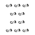 thumbnail image 1 of Qarigey Hair Bands Alta elasticidad Estilo simple Elástico Ajustable Decorativo Cola de caballo Anillo Plata sin costuras Type1 NO1 Qarigey CBP234350, 1 of 6