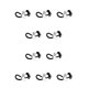thumbnail image 2 of Guardurnaity Hair Bands Alta elasticidad Estilo simple Elástico Ajustable Decorativo Cola de caballo Anillo Plata sin costuras Type1 NO1 Guardurnaity CBP234350, 2 of 6