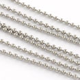 thumbnail image 1 of Tarnish Resistant 201 Stainless Steel Ball Chains with Spool Stainless Steel Color 1.5mm about 82.02 Feet(25m)/roll, 1 of 2