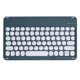 thumbnail image 5 of Teclado inalámbrico inalámbrico Delgado, teclado recargable de 10 pulgadas, teclado redondo ergonómico teclado para computadora portátil para computador, 5 of 7