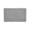 thumbnail image 3 of Better Trends 21" x 34" Bathroom Rug – 100% Cotton, Extra Soft Tufted Reversible Bath Mat, Water-Absorbent, Machine Washable (Gray) Lilly Crochet Collection, 3 of 7