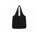 thumbnail image 1 of Bolso Hombro Bolsa Xtellar negro Mano Mujer Acolchada Burbujas, 1 of 4