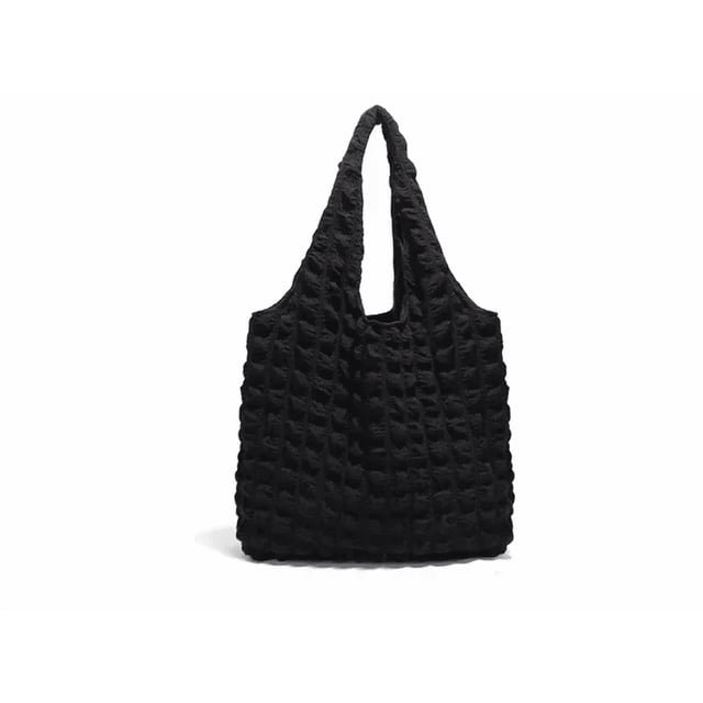 Bolso Hombro Bolsa Xtellar negro Mano Mujer Acolchada Burbujas