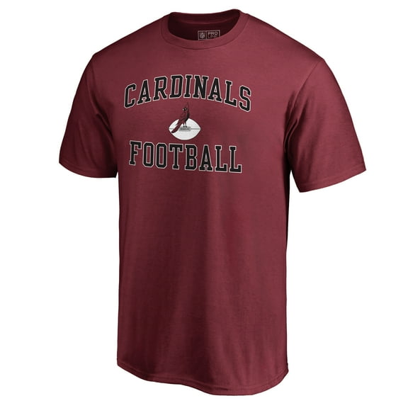 Men's Cardinal Arizona Cardinals Vintage Collection Victory Arch T-Shirt