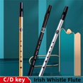 thumbnail image 5 of Irish Whistle Flute C/D key Ireland Tin Penny Whistle 6 Hole Flute Instrument, 5 of 6