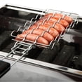 thumbnail image 5 of BBQ Grilling Basket for Hot Dog, Non-Stick Barbecue Basket Heavy Duty Outdoor BBQ Rack Tools Grill Basket for Meats Fish Vegetables Steak, 5 of 8