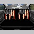 thumbnail image 5 of Uourmeti US Flag Silhouette Car Decor Accessories 3 Pack, Seat Protection Cover Polyester Anti-Slip Easy Installation for Cars Trucks Station Wagon, 5 of 9