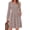 Coffee, variant on Fantaslook Square Neck Long Sleeve Dresses for Women Casual Trendy Sweater Dress with Pockets