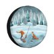 thumbnail image 1 of Balery Gnome And Red Fox Fishing Cubiertas para Neumáticos - Protector Resistente para Neumáticos de Camioneta, SUV, Remolque, Camper y RV-16 inch, 1 of 6