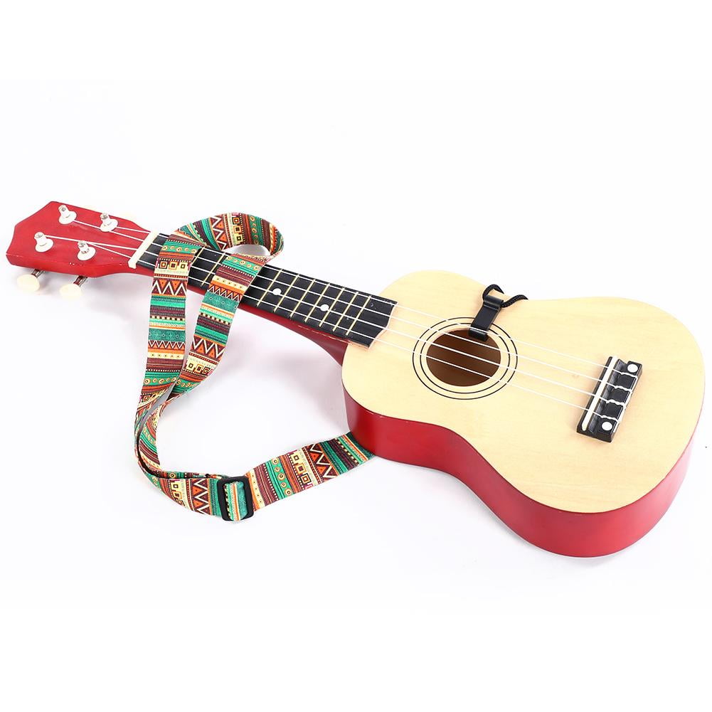 Personalized Nylon Ukulele Strap Adjustable Guitar Shoulder Strap Acoustic Guitar Bass Belts Musical Parts 