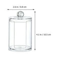 thumbnail image 2 of FONDOTIN Support de Coton Cosmétique Plastique Transparent pour Coiffeuse 1Ensemble, 2 of 6