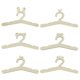 thumbnail image 2 of Mini Clothes Hangers Small Wooden Hanger For Kids Room Beige Hanging Clothes 6Pcs, 2 of 5