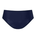 thumbnail image 6 of AOMPMSDX Women Plus Size High Waist Bikini Bottoms Swim Briefs Beach Shorts Ruched Bottom High Cut Swim Bottom Full Coverage Swimsuit Bottom Sports Yoga Shorts Swimbottom Navy L, 6 of 7
