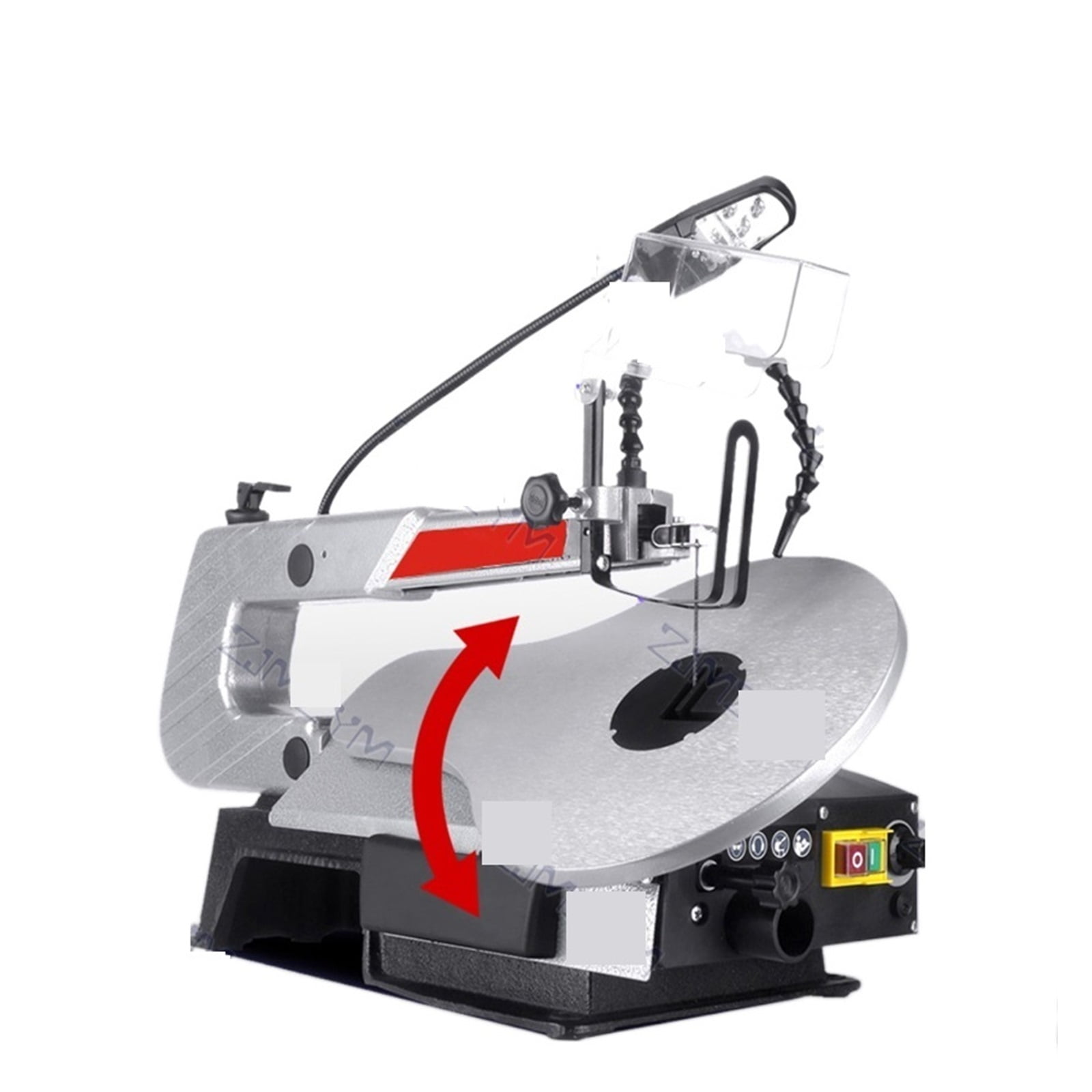 Multifunctional Jig Saw Electric Curve Saw Household Dust-free Woodworking Desktop Wire Saw Machine 180W 400-1600RPM ,Easy to Use