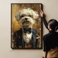 thumbnail image 6 of Maltese Wall Art Abstract Dog Posters - Maltese Dog Canvas Wall Art For Bedroom Decor - Cute Office Decor - Dog Themed Decor, 6 of 6
