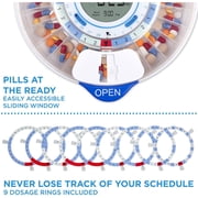 LiveFine Smart WiFi Automatic Pill Dispenser, 28-Day Pill Organizer w/Locking Key & Adjustable Light/Sound