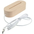 thumbnail image 3 of Light Display Base Wooden LED Display Base LED Display Stand for Crystal Light, 3 of 9