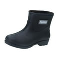 thumbnail image 4 of Botas de lluvia para mujer, botas de lluvia a media pantorrilla, elegantes, cómodas, portátiles, zapatos de lluvia para viajes, campamentos al aire UE 41, 4 of 9