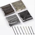 thumbnail image 2 of 50PCS 100/50 Uds. Pinza de pelo dorada para mujer, horquilla de Metal, herramienta de peinado, horquilla de Color sólido, pasador en forma de U, accesorios para el cabello para ni, 2 of 5