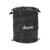 Diono Pop Up Portable Car Trash Bin Basket, Leak Proof and Water Resistant, Black