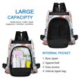 thumbnail image 6 of FORMRS Women's Travel Backpack Purse Anti-Theft Hidden Pockets Casual Shoulder Bag, White Sea Plants, 6 of 7