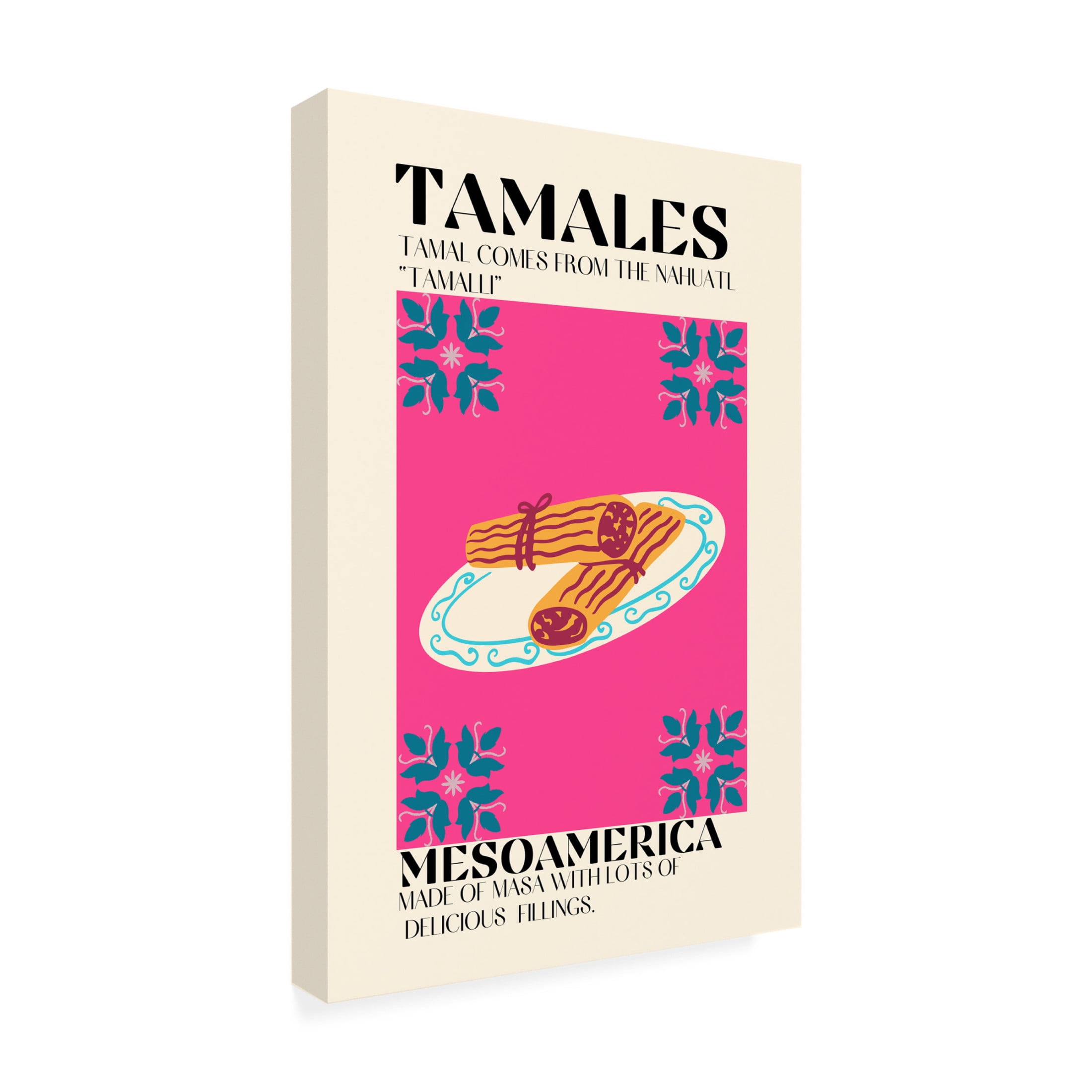 Canvas Wall Art - Gaec Studio 'Tamales' Wall Art for Living Room, Bedroom, or Office Décor by Trademark Fine Art - 22 x 32 Inches