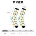 thumbnail image 3 of Fotbe Tiger Leaves Calcetas Largas con Estampado para Hombre y Mujer – Calcetas de Compresión Transpirables y Elásticas, Viajar y Uso Diario Talla 5-11, 3 of 6