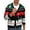U Christmas, variant on Iceglad Mens Ugly Christmas Cardigan Sweater Santa Reindeer Snowflake Pattern V-Neck Long Sleeve Knitwear