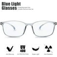 thumbnail image 2 of Kids Blue Light Blocking Glasses Silicone Flexible TR-90 Frame, Computer Gaming TV Phone Glasses for Boys Girls, 2 of 6