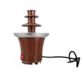 thumbnail image 4 of EeaseMX Fuente de chocolate de acero inoxidable para fondue de chocolate de 3 niveles con enchufe europeo, 4 of 7