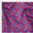 thumbnail image 4 of Soimoi Georgette Viscose Fabric Leaves & Floral Artistic Decor Fabric Printed Yard 42 Inch Wide, 4 of 5