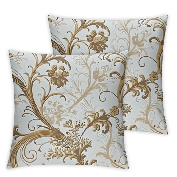 Set of 2 floral design Pillows Cushion Cases, Without Pillow Inserts Home Furnishing