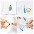 thumbnail image 6 of Heart Urn Ring for Ashes Print Photo Perfume Free Engrave 14K Yellow Gold Rings Ash Locket Memorial Keepsake Jewelry, 6 of 8