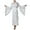 White, variant on Bathrobes For Women Women's Kimono Bathrobe Feathered Trim Long Sleeve Robe With Belt Tie