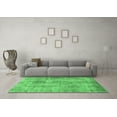 thumbnail image 3 of Ahgly Company Indoor Rectangle Abstract Emerald Green Modern Area Rugs, 8' x 10', 3 of 4