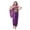 Dark Purple%GC100, variant on SJLDQY Carnival Womens Belly Dance Dress Up Sexy Sequined Tops Lace Mesh Pants Outfits Party Stage Performance Clothes Set