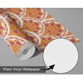 thumbnail image 6 of S4Sassy Modern Vintage Floral Arch Wallpaper - Yellow Wall Covering, 25" x 60" Self-Adhesive Vinyl Walls Paper, Decorative Walls Wrap, Easy DIY Wall Covering For Bedroom, Cabinets, 6 of 9