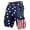 Z3-Red men's cargo shorts, variant on DIOAZUD Men's Patriotic Cargo Shorts American Flag Print Multi Pockets Lightweight Casual Outdoor Wear