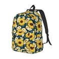 thumbnail image 2 of Balery Sunflowers Vintage Canvas Backpack for Men and Women - Large Capacity, Durable Travel Laptop Bag for School, Work, Hiking, and Outdoor Activities, 2 of 7