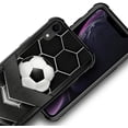 thumbnail image 6 of Compatible with iPhone XR Case，Design Pattern Back Bumper Anti Scratch Reinforced Corners Soft TPU Caver, Cases for Men Women-Soccer Sport, 6 of 6