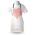 thumbnail image 4 of Floral Apron, Simple Lotus Flower and Dots with Typography, Unisex Kitchen Bib with Adjustable Neck for Cooking Gardening, Adult Size, Blush and Off White, by Ambesonne, 4 of 4