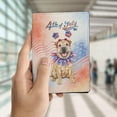 thumbnail image 4 of 4th of July Chinese Shar-Pei Celebrates Independence Day Travel Passport Wallet Dog Lover PU Leather Passport Holder Cover - 12010, 4 of 5