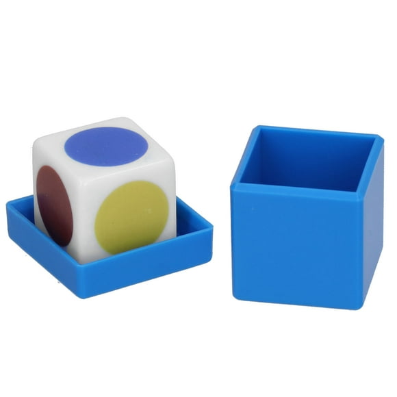 Dados de colores para niños, accesorios mágicos, sonido, color, adivinación, escenario, actuación, juguete mágico, accesorio