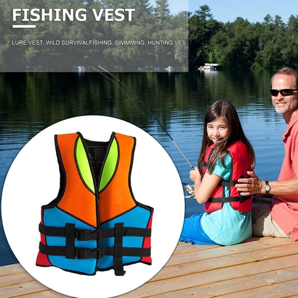 Natación al aire libre Canotaje Vela Chaleco Traje de supervivencia Chaleco salvavidas para niños Niños