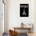 thumbnail image 5 of Inspirational Quotes Paris Eiffel Tower Aluminum Tin Wall Art Sign 8x12 Inch for Home Room Office Decor, 5 of 6