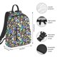 thumbnail image 2 of Disketp Colored Glass Mochila Ligera e Impermeable, Mochila de Día Resistente para Viajes, Senderismo y Uso Diario para Hombre y Mujer, 2 of 7